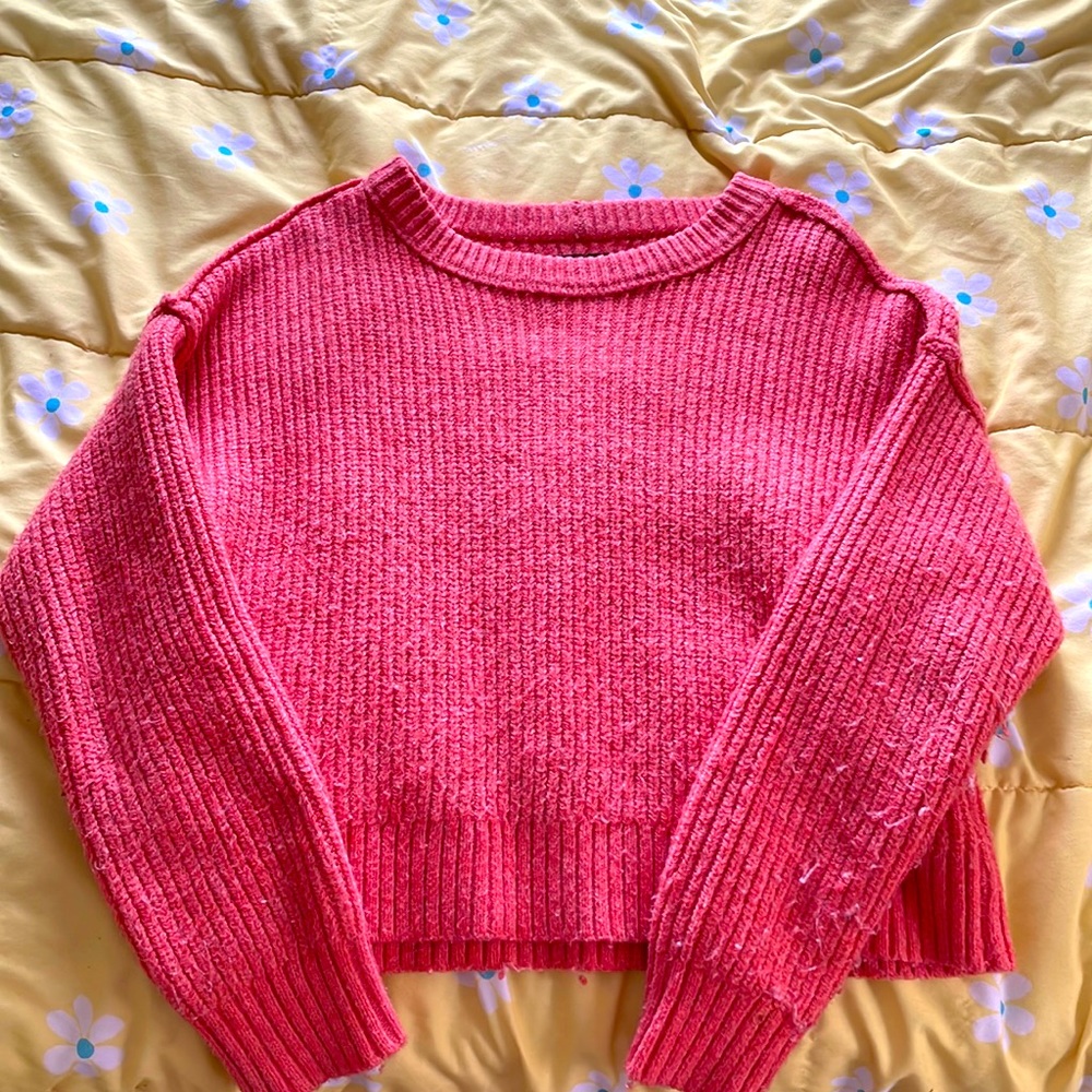 Pink sweater